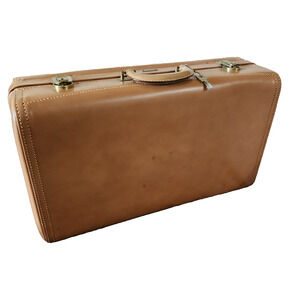 Hartmann Knocabout Leather Suitcase - 21" x 12" x "6 - Vintage